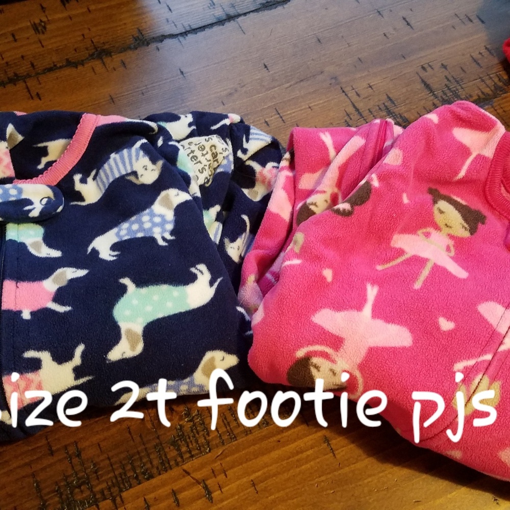 Carters footie pajamas